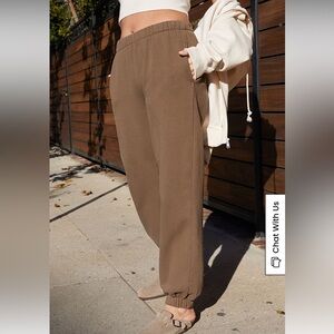 John Galt Taupe Rosa Sweatpants - OSFA Women’s